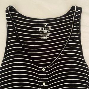 American Eagle Striped Tank Top